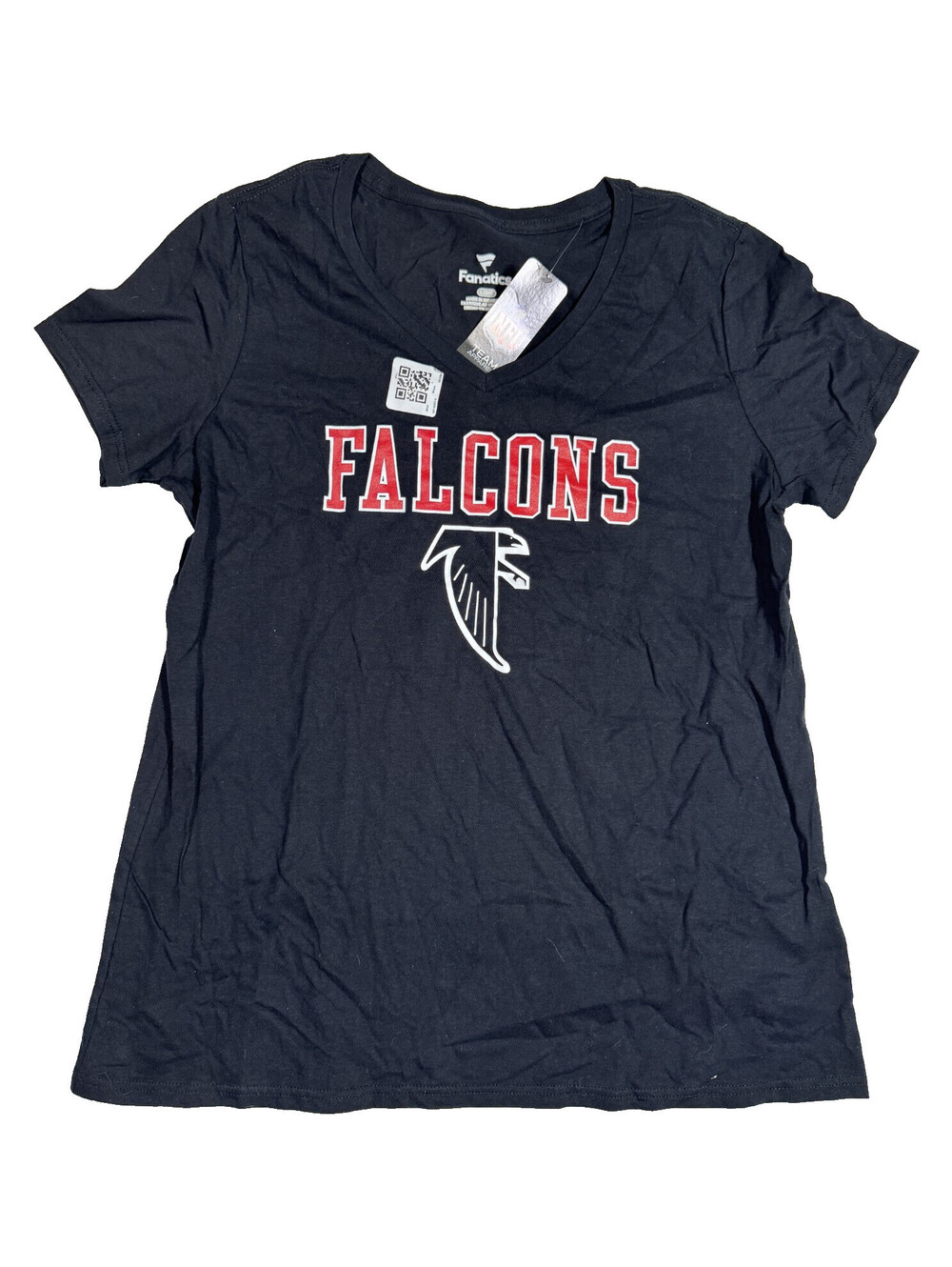 Fanatics  Atlanta Falcons V-Neck T-Shirt Women's L NWT